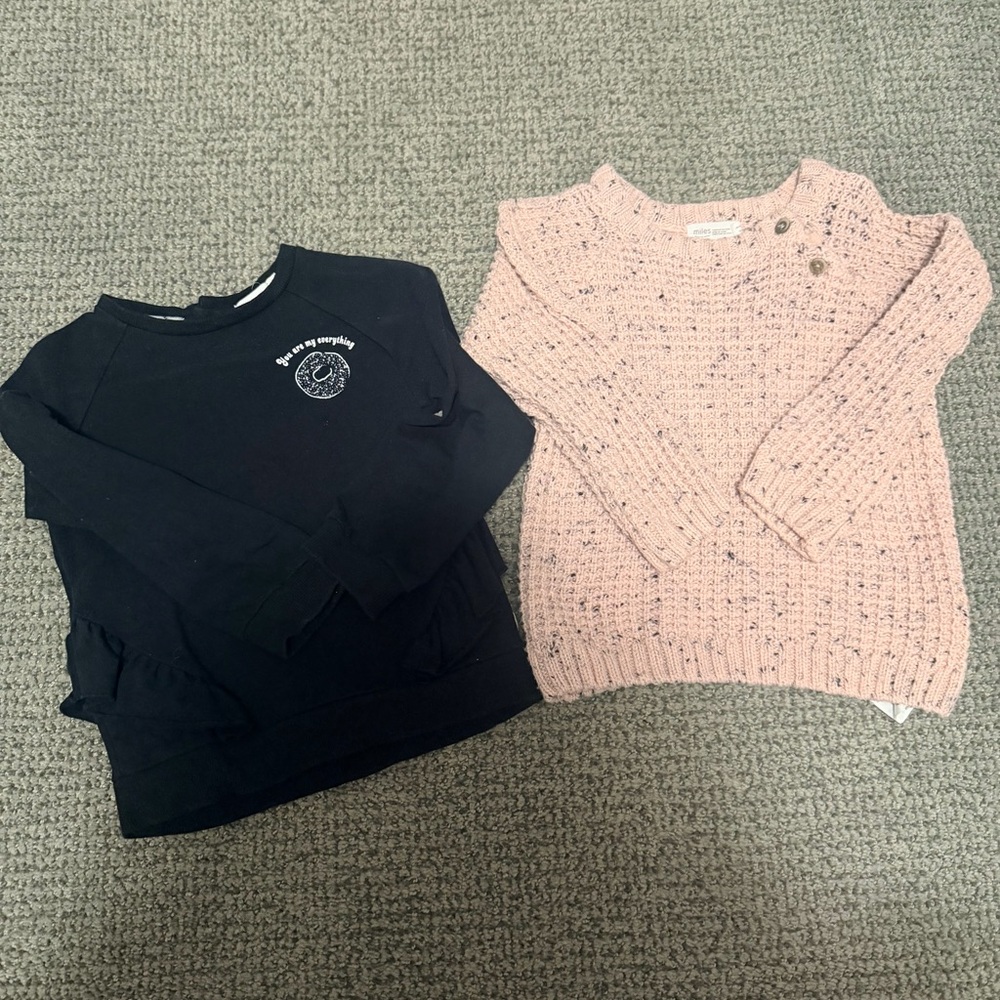 Miles the Label sweatshirt and sweater